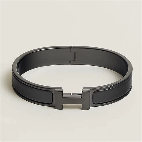 black hermes clic bracelet|hermes click clack bracelet price.